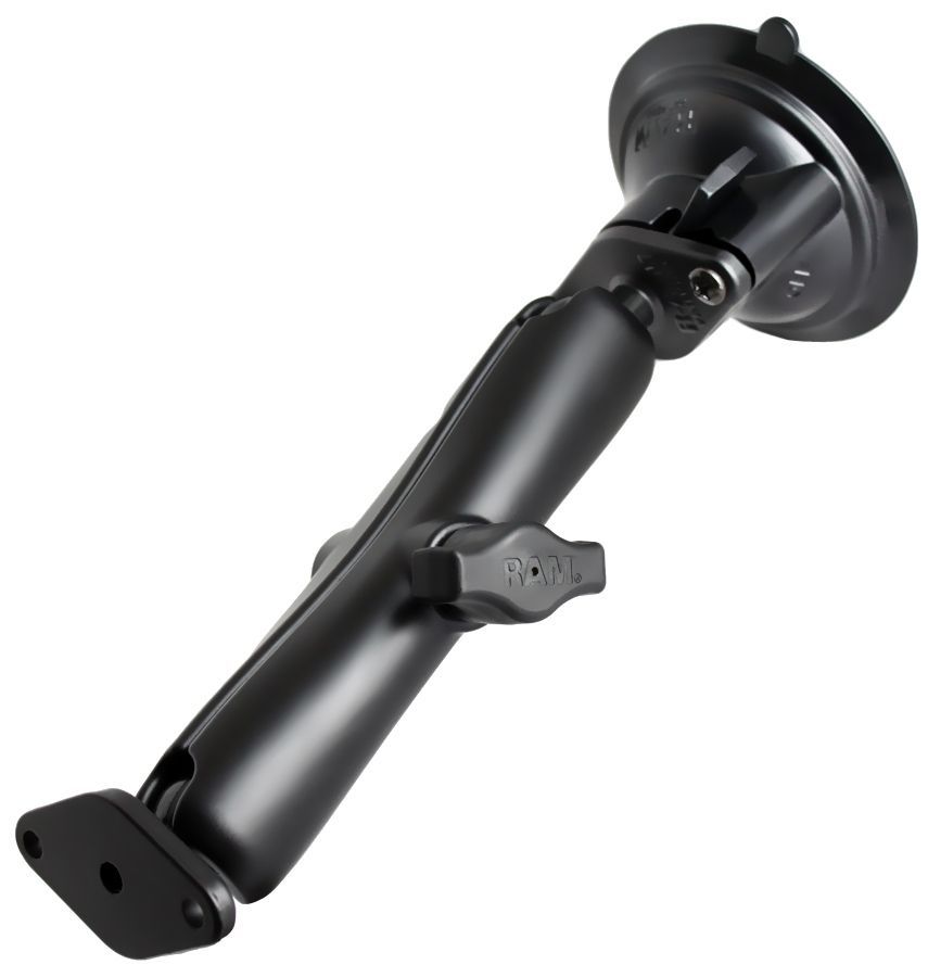 RAM MOUNTS Suction Cup Set with long Connector and Diamond Connection