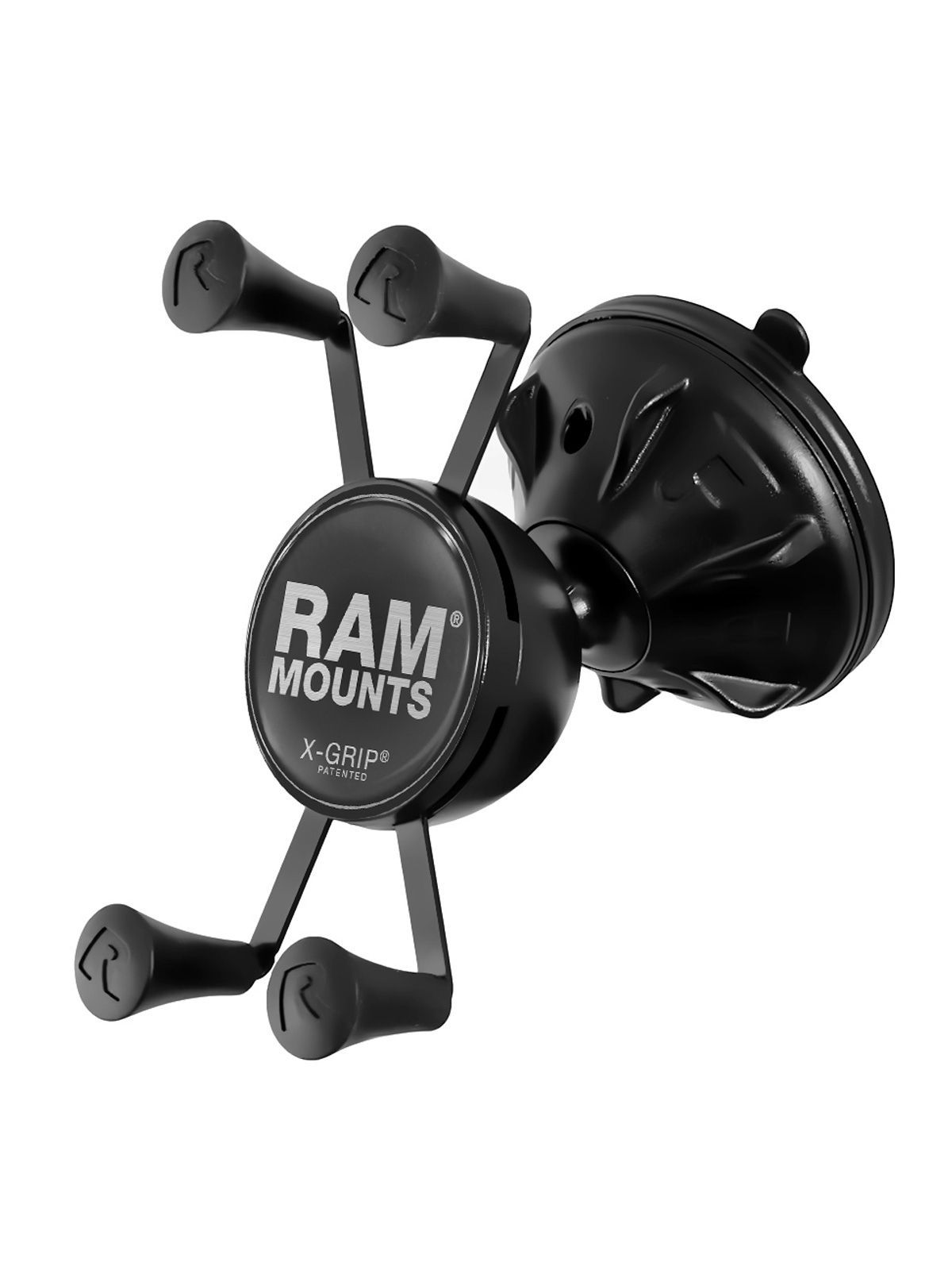 RAM MOUNTS Mighty-Buddy Snap Link Suction Cup Mount with Universal X-Grip Holder