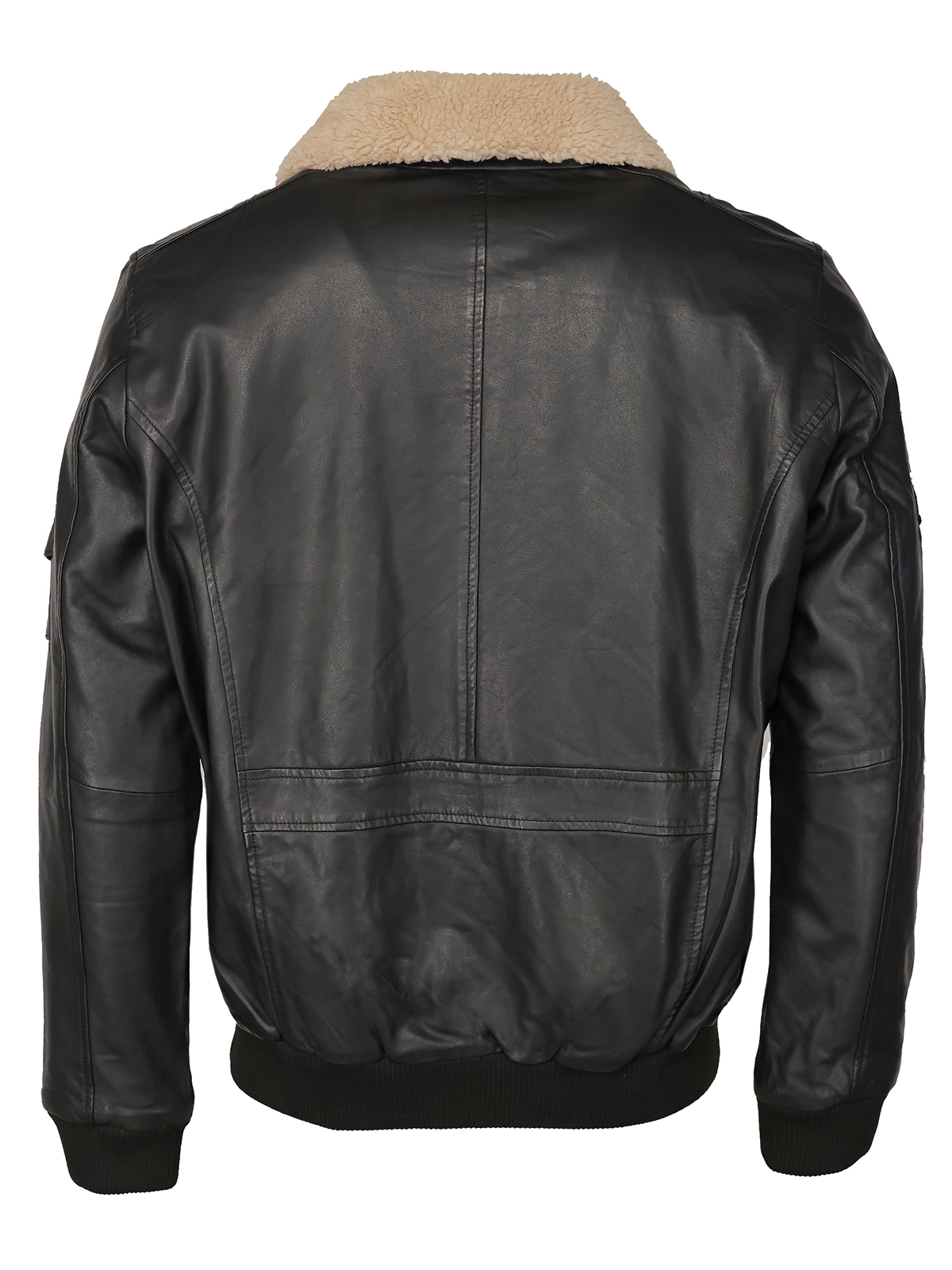 TOP GUN Rafel - Lederblouson, schwarz, Größe 54