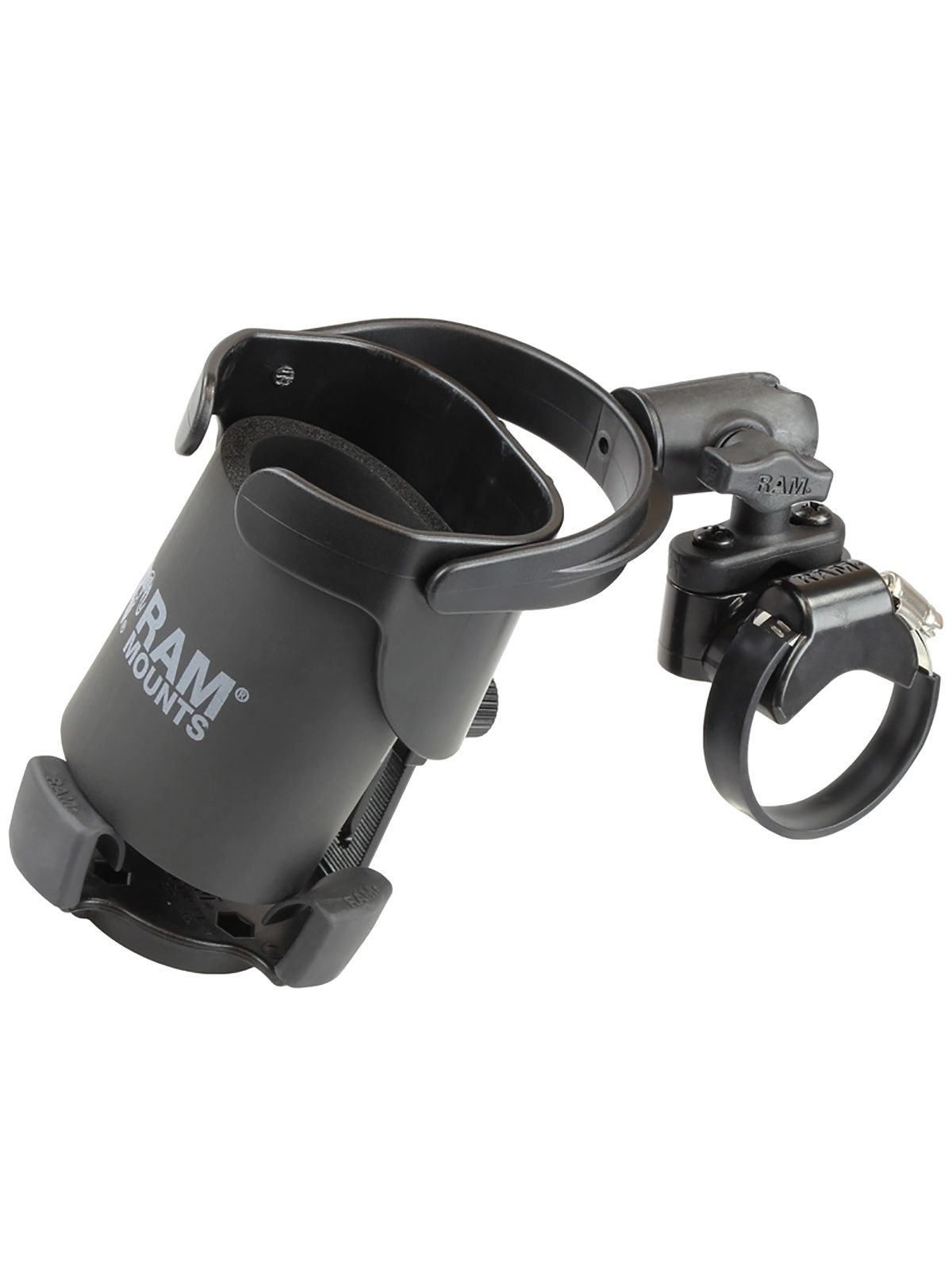 RAM® Level Cup™ XL 32oz Drink Holder with Large Strap Clamp Base