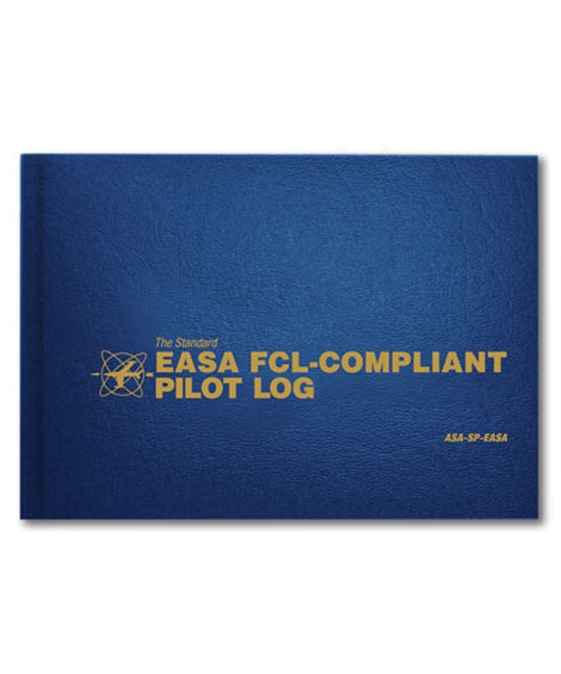 ASA Standard EASA (FCL) Pilot Log - Hardcover, ca. 100 Seiten