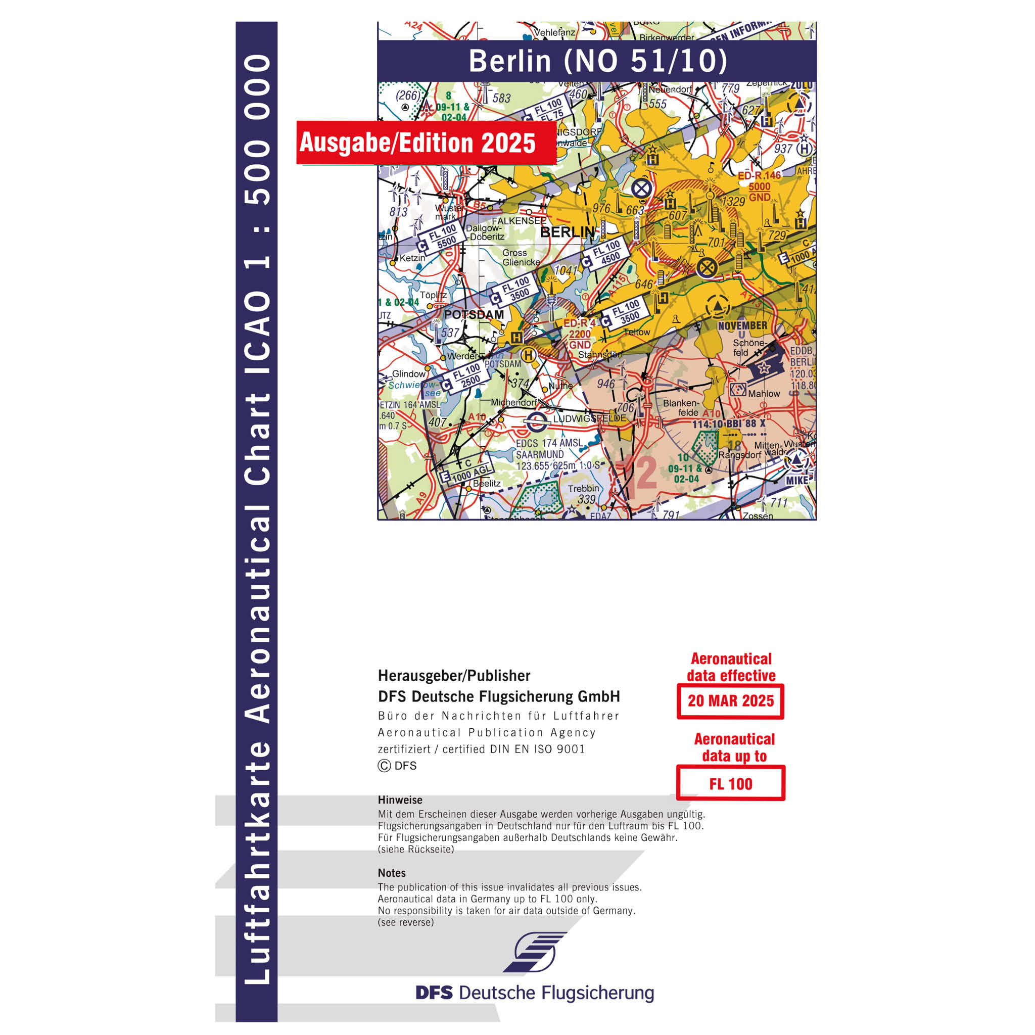 ICAO Deutschland ohne Folie, Berlin, 2025, plano