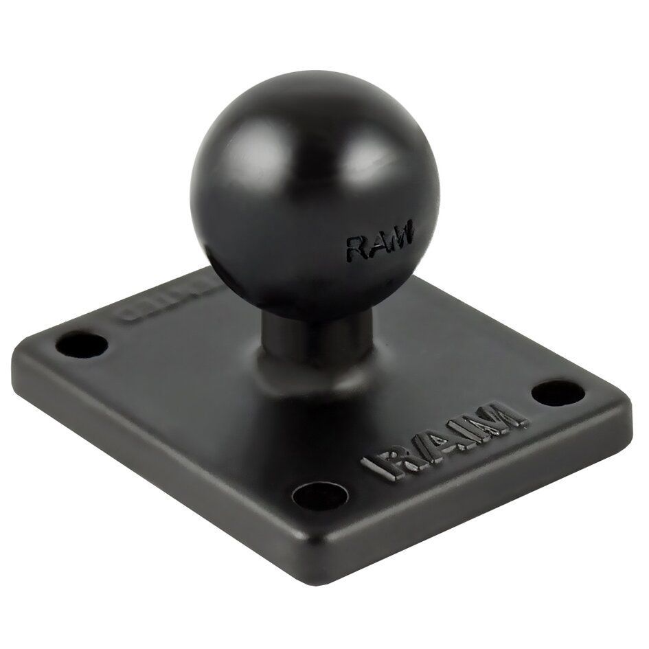 RAM MOUNTS Rectangle Base - 2" x 1.7" with 1" B-Ball