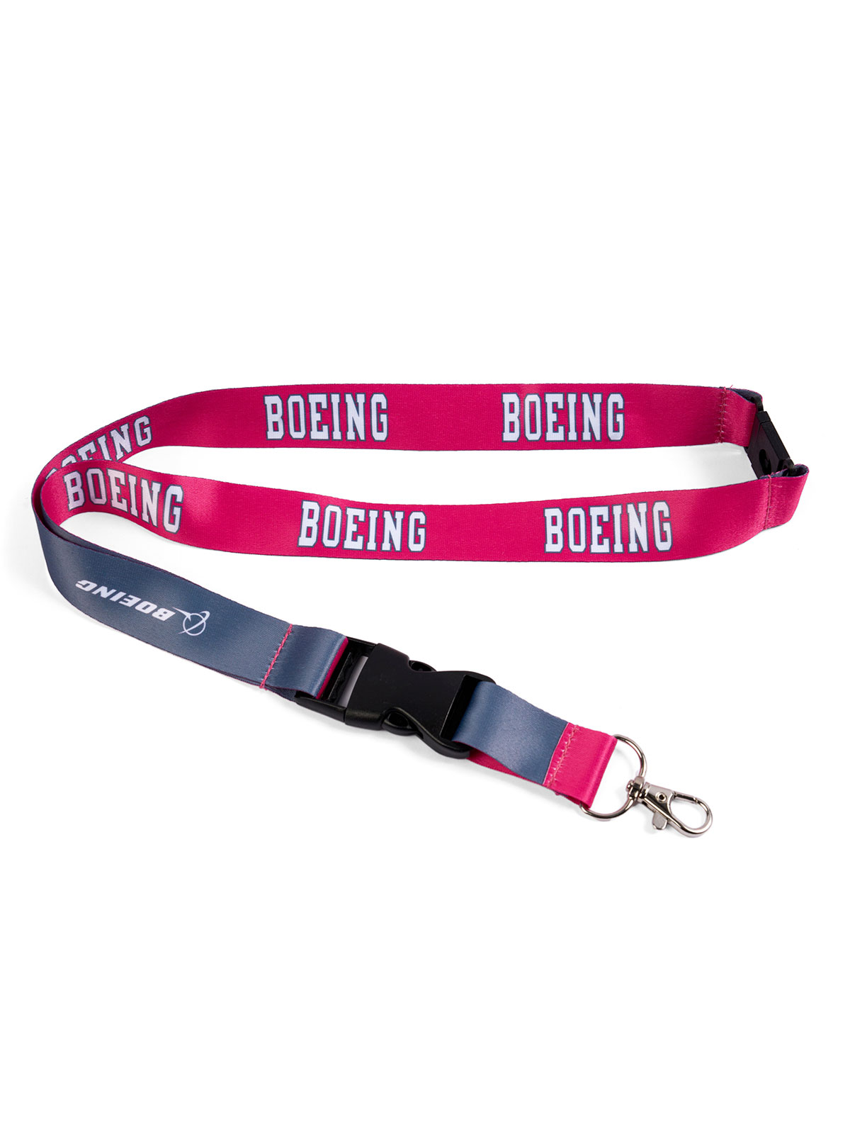 Boeing Varsity Lanyard - pink