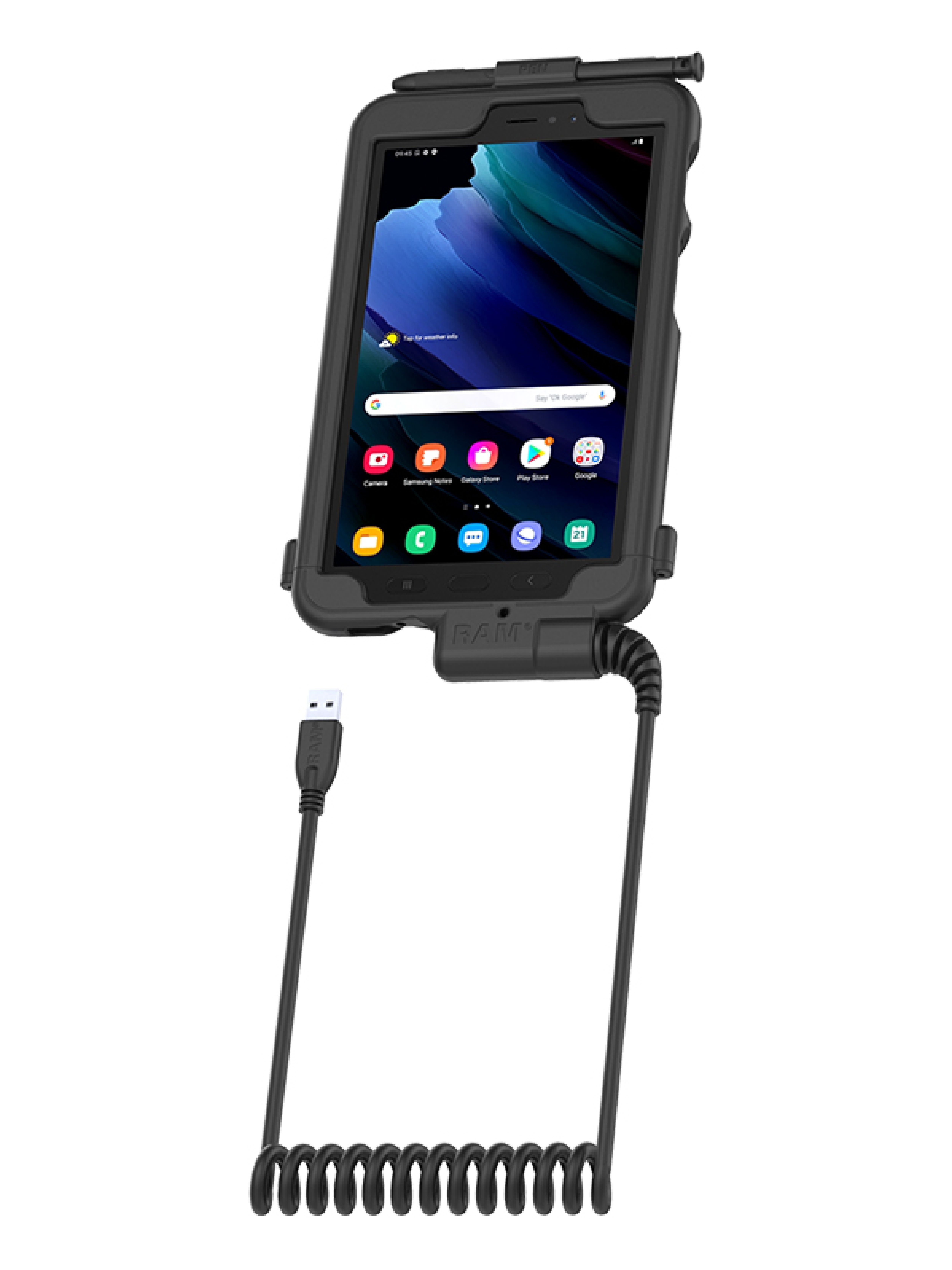 RAM Tough-Case with USB Type A for Samsung Tab Active5 & 3