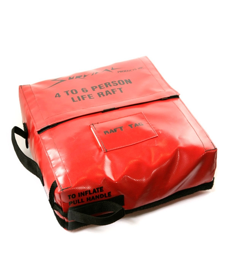 Life Raft basic for 4-6 persons - incl. canopy top, without survival pack