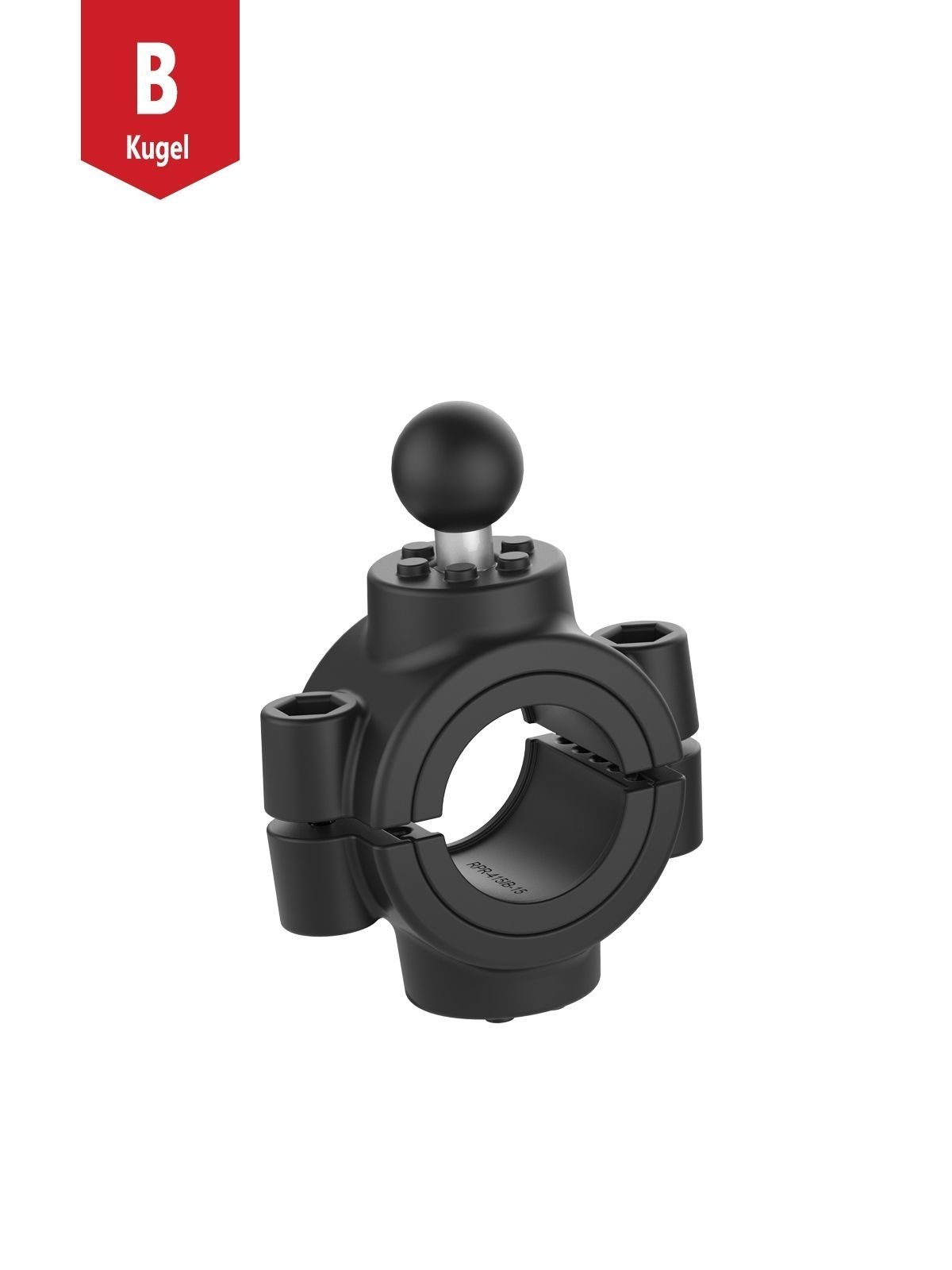 RAM® Torque™ 1 ½" - 2" Diameter Rail Base