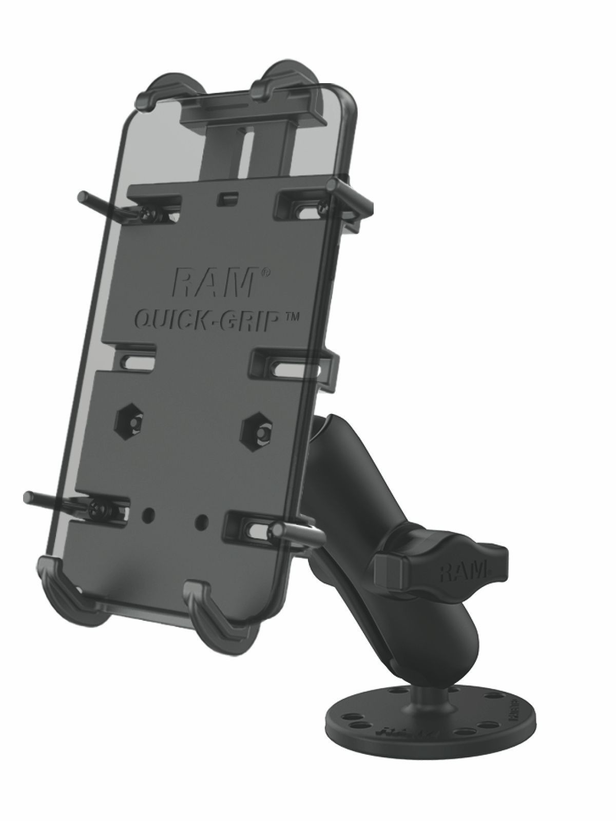RAM® Quick-Grip™ XL Spring-Loaded Phone Mount with Drill-Down Base