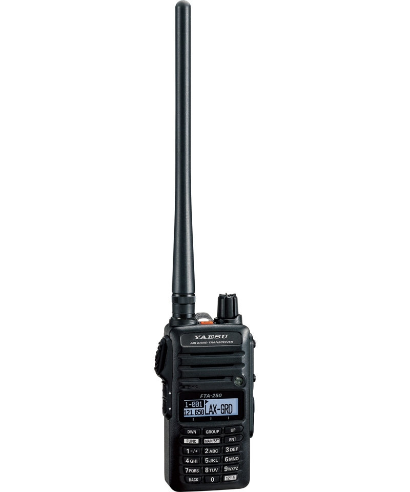 Yaesu FTA-250L Airband Transceiver - 8.33 / 25 kHz