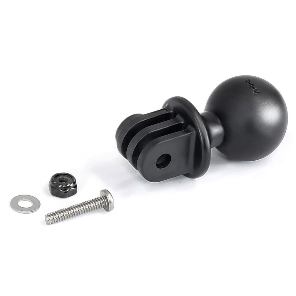 RAM MOUNTS Camera Adapter with 1" Ball - for GoPro Hero / Garmin VIRB, VIRB X, VIRB Ultra