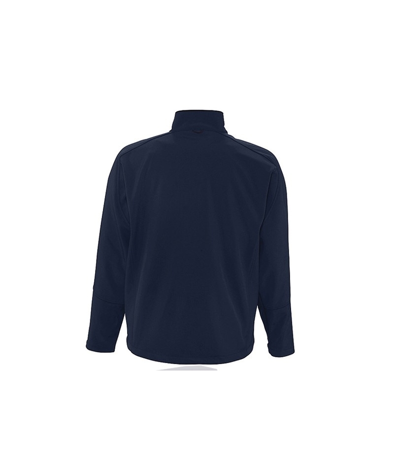 Airbus Softshell Jacke für Herren - blau, Medium (M)