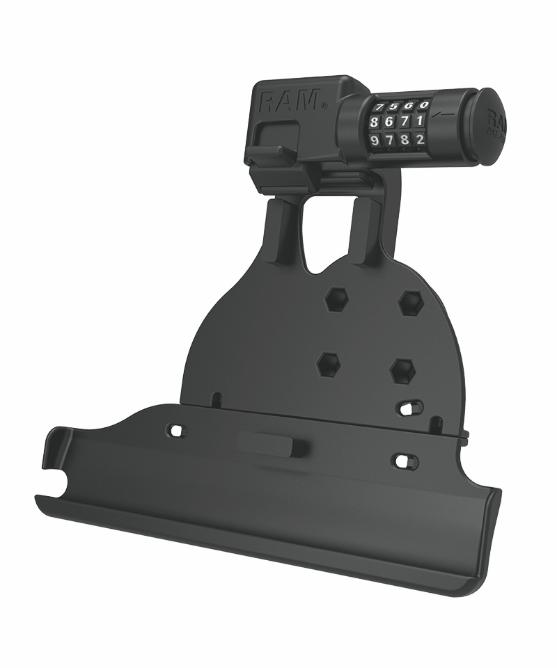 RAM Mounts EZ-Roll'r Form-Fit Holder (Combo-Locking) for Apple iPad (5. & 6. Gen.), Air 1-2, Pro 9.7 - Without Case
