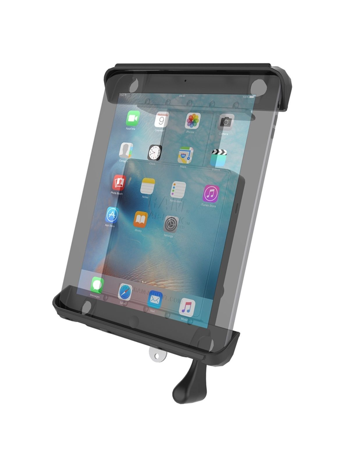 RAM Mounts Tab-Lock (lockable) Universal Holder for Tablets up to 11" (incl. Apple iPad 1-4) - AMPS - Screw-Set