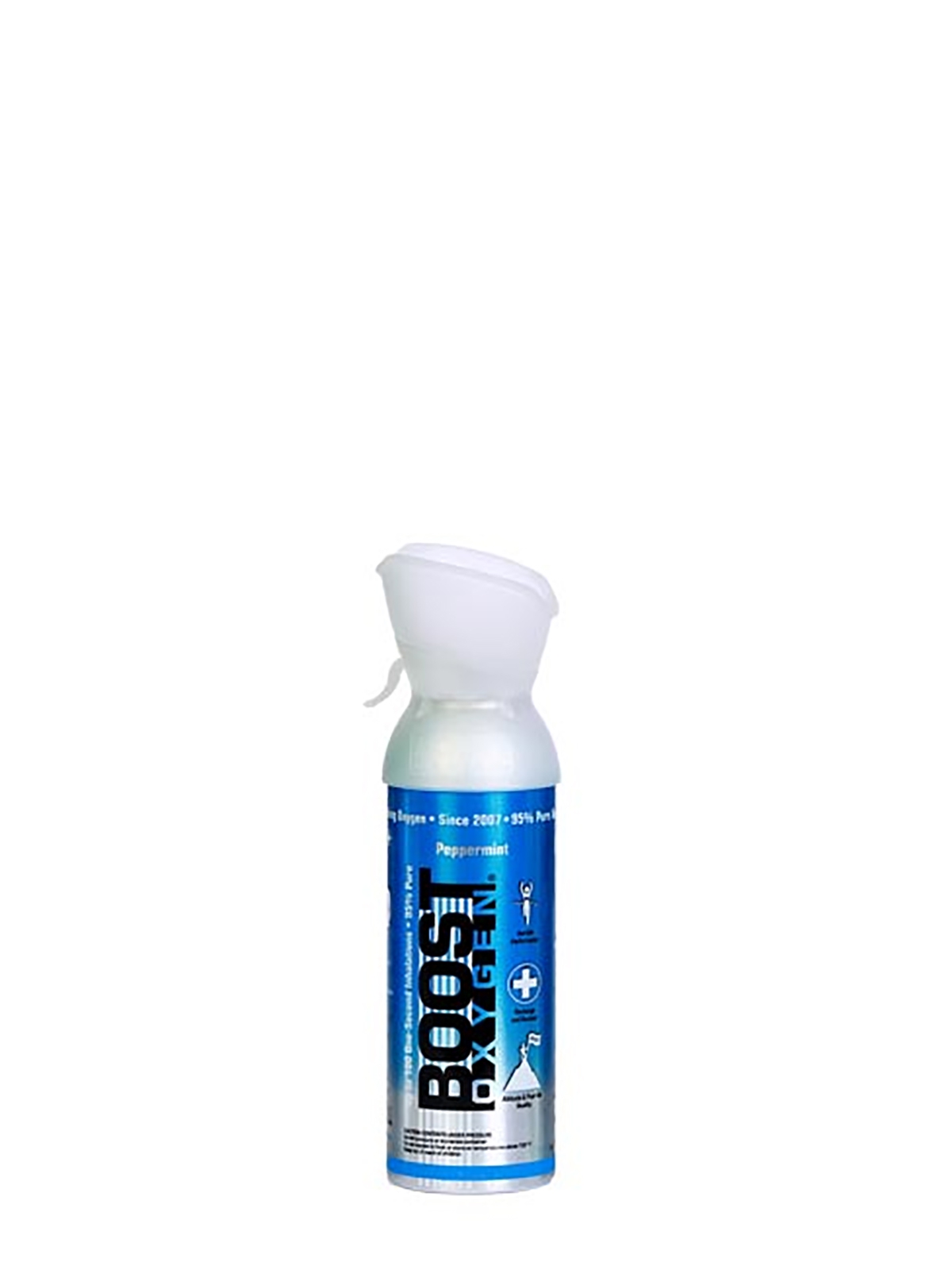 Boost Oxygen Peppermint - 95% reiner Sauerstoff mit Geschmachsaroma, 3 Liter Dose, ca. 60 Boost Oxygen Shots