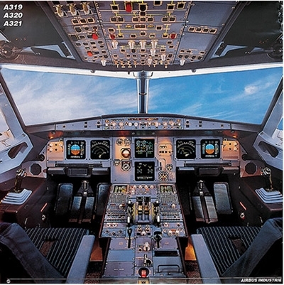 Cockpit-Poster Airbus A319 / 320 / 321