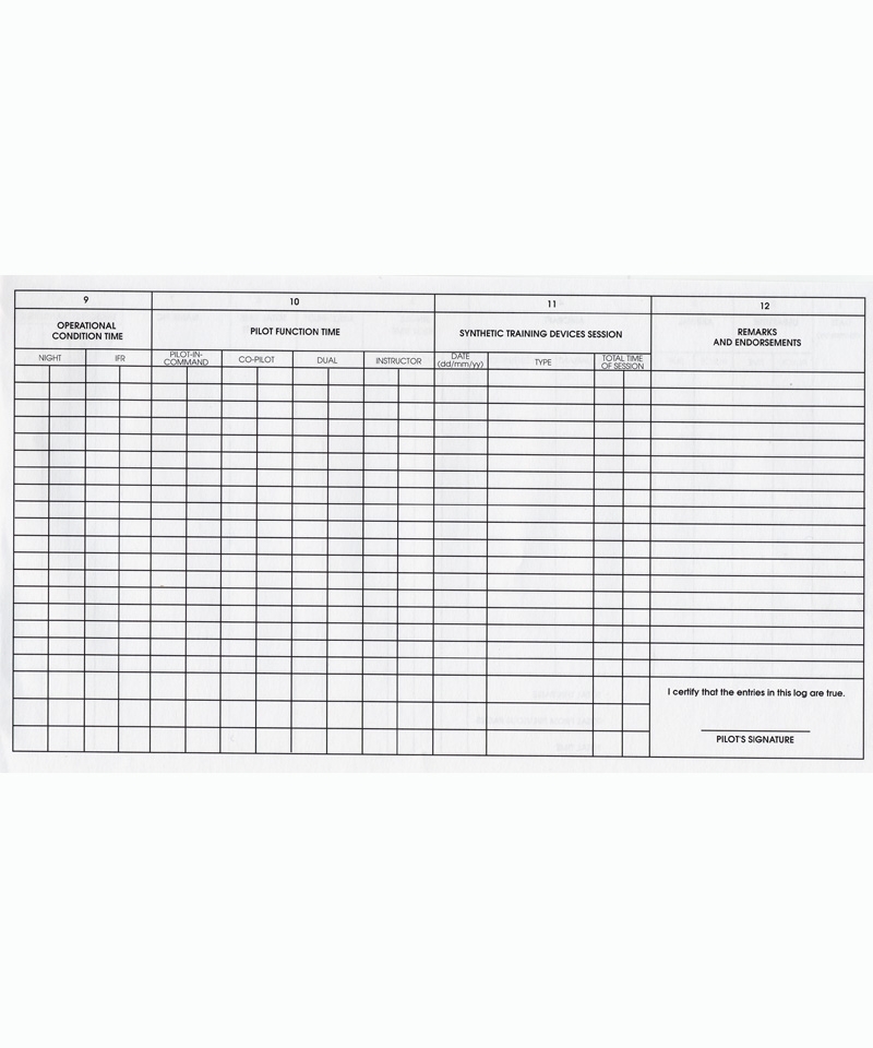 Jeppesen European Pilot Logbook - Hardcover, ca. 250 Seiten