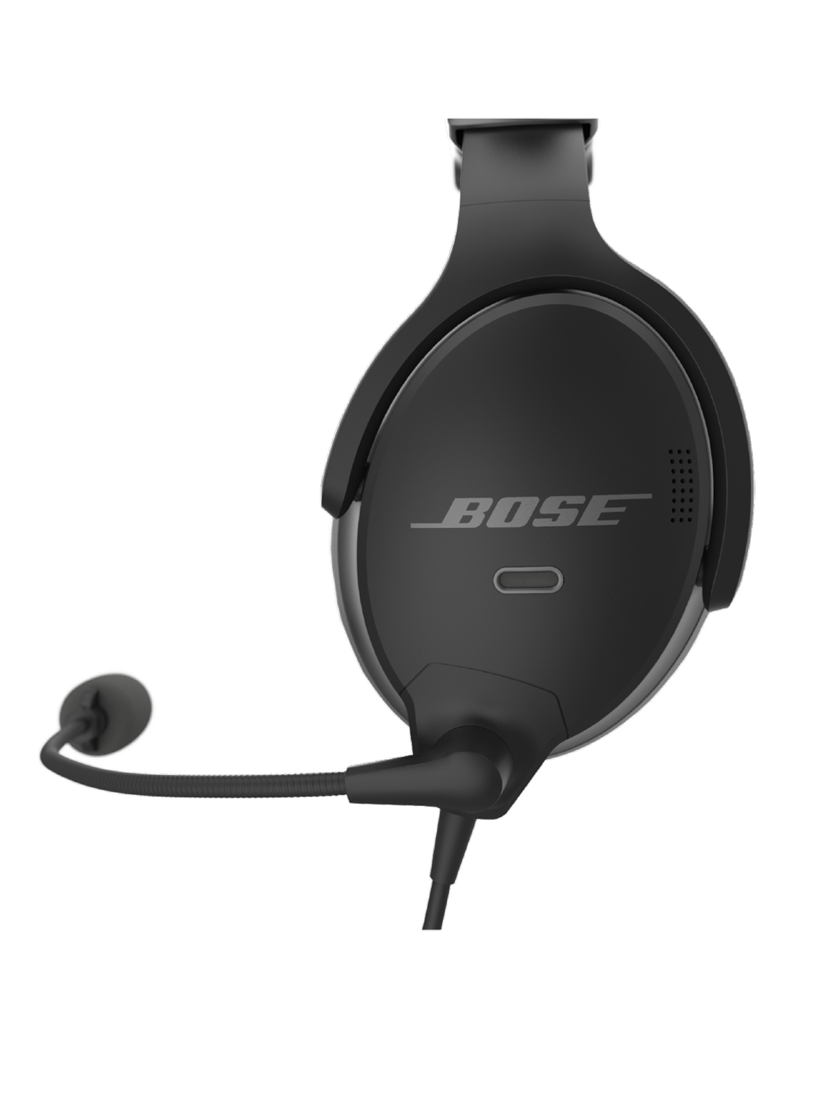 BOSE A30 Aviation Headset Non-Bluetooth - LEMO-Stecker (6-Pin, Panel), gewendeltes Kabel, hohe Impedanz