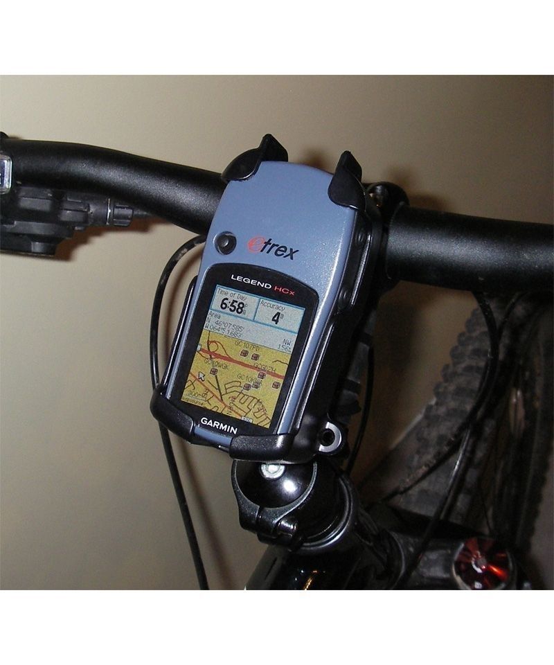 RAM Mounts Gerätehalteschale für Garmin eTrex Color Serie (ohne Schutzhüllen) - Diamond-Anbindung (Trapez), Schrauben-Set, im Polybeutel