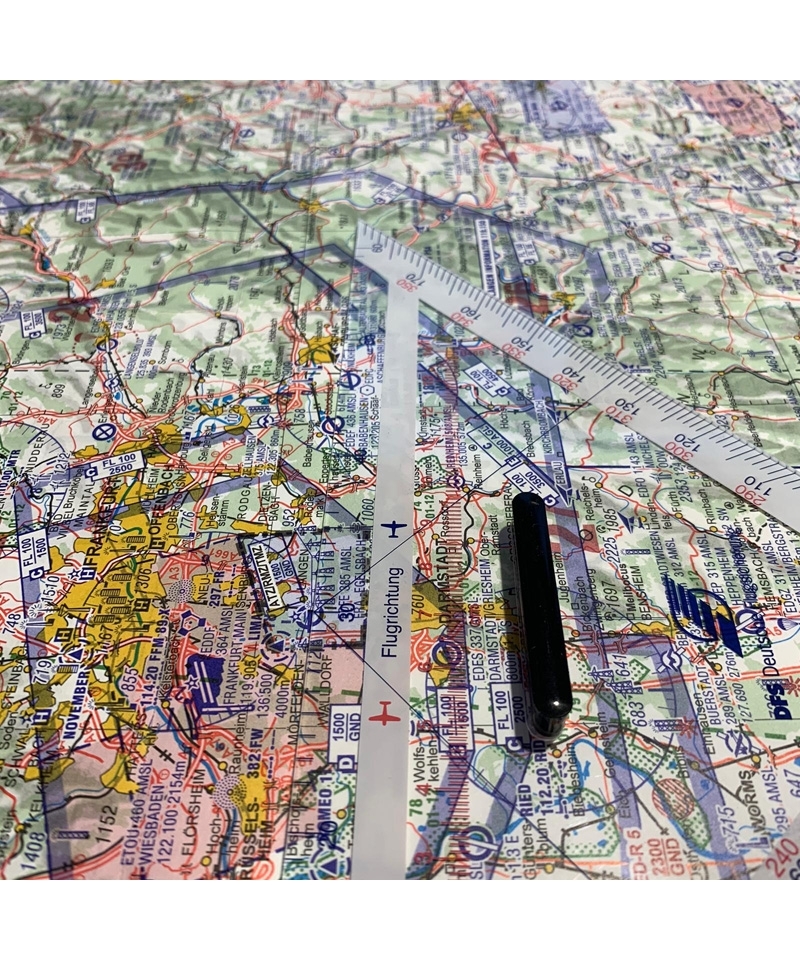 Kursdreieck DFS - mit Haltesteg