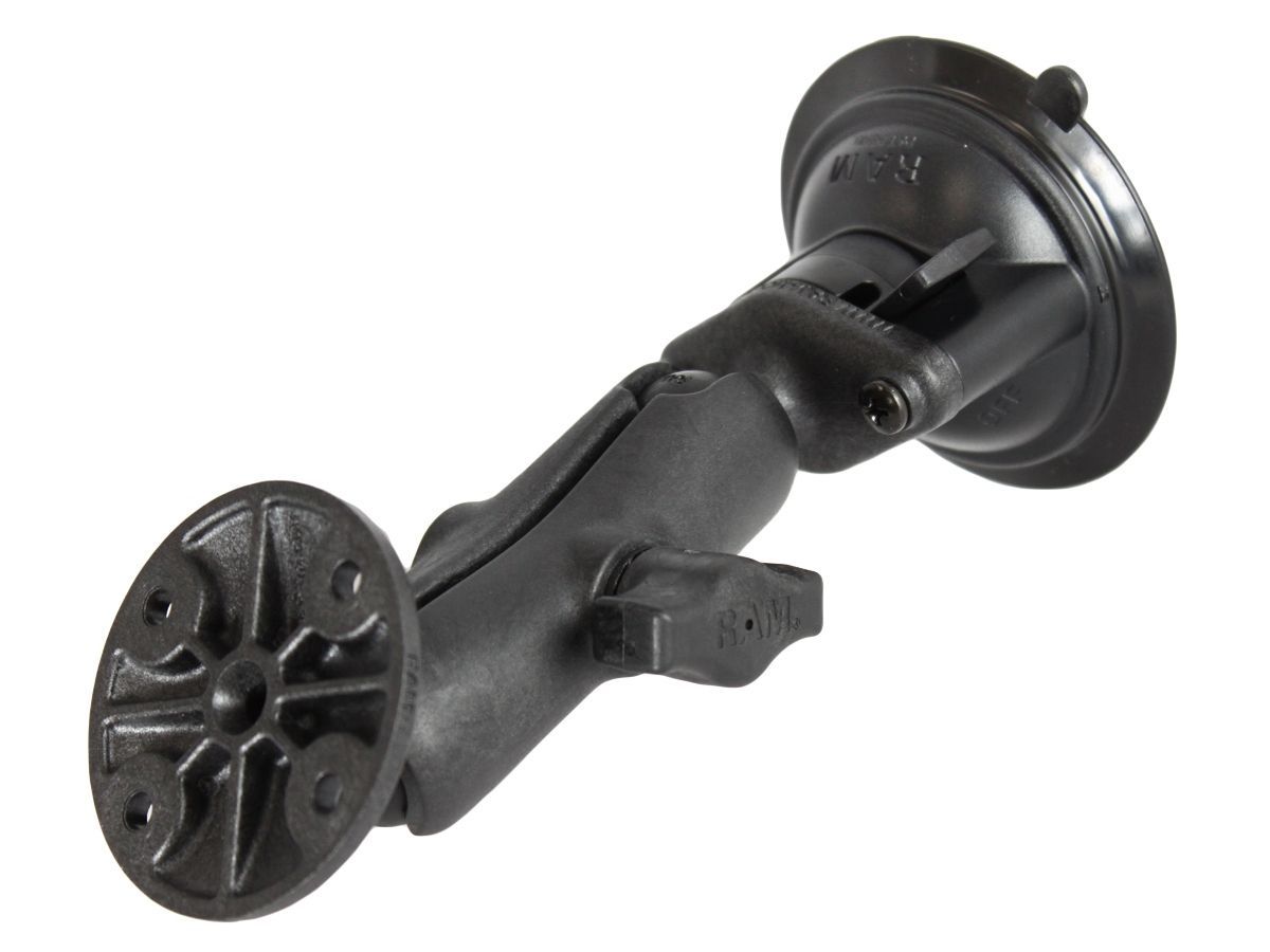 RAM MOUNTS High Strength Composite Suction Cup Set with round Base Connection