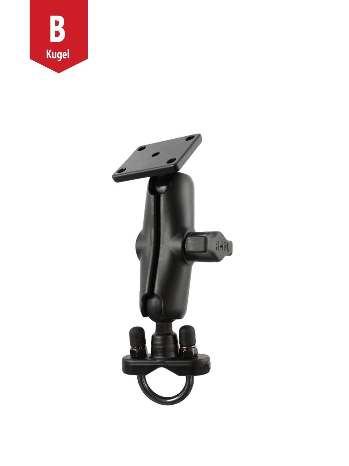UNPKD RAM RAIL MOUNT W/ RECTANGULAR AMPS