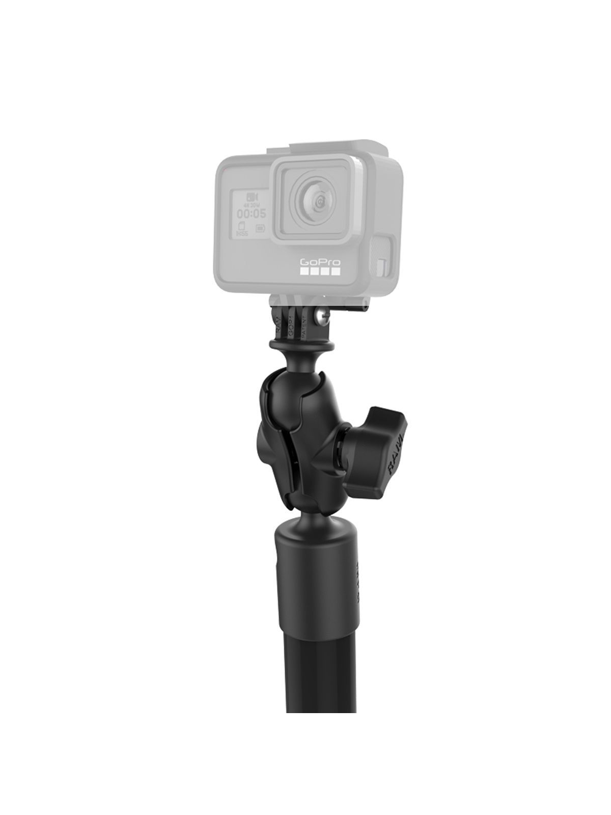 RAM 18" LNG CAMERA ARM W/ GOPRO ADAPT