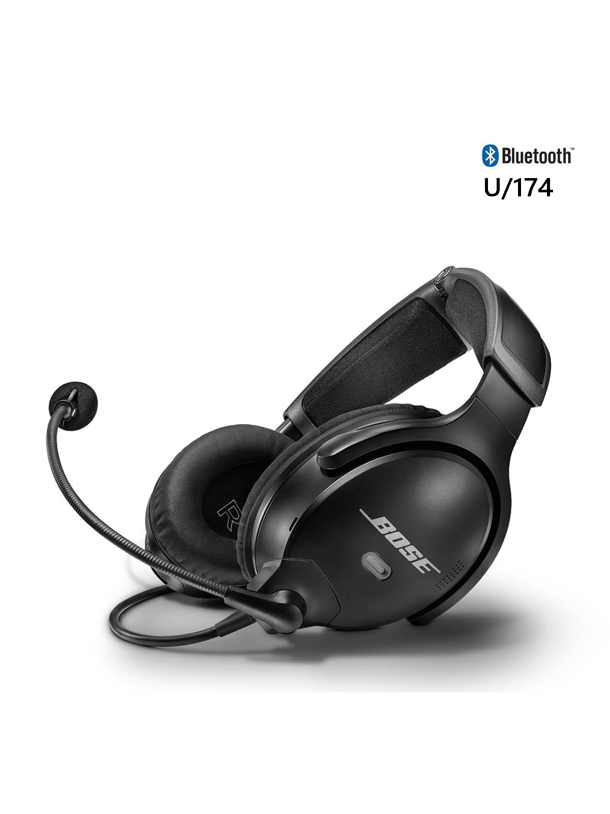 BOSE A30 Aviation Headset - U/174-Stecker (Helikopter), Bluetooth, gewendeltes Kabel, hohe Impedanz BOSE A30 Aviation Headset - U/174-Stecker (Helikopter), Bluetooth, gewendeltes Kabel, hohe Impedanz
