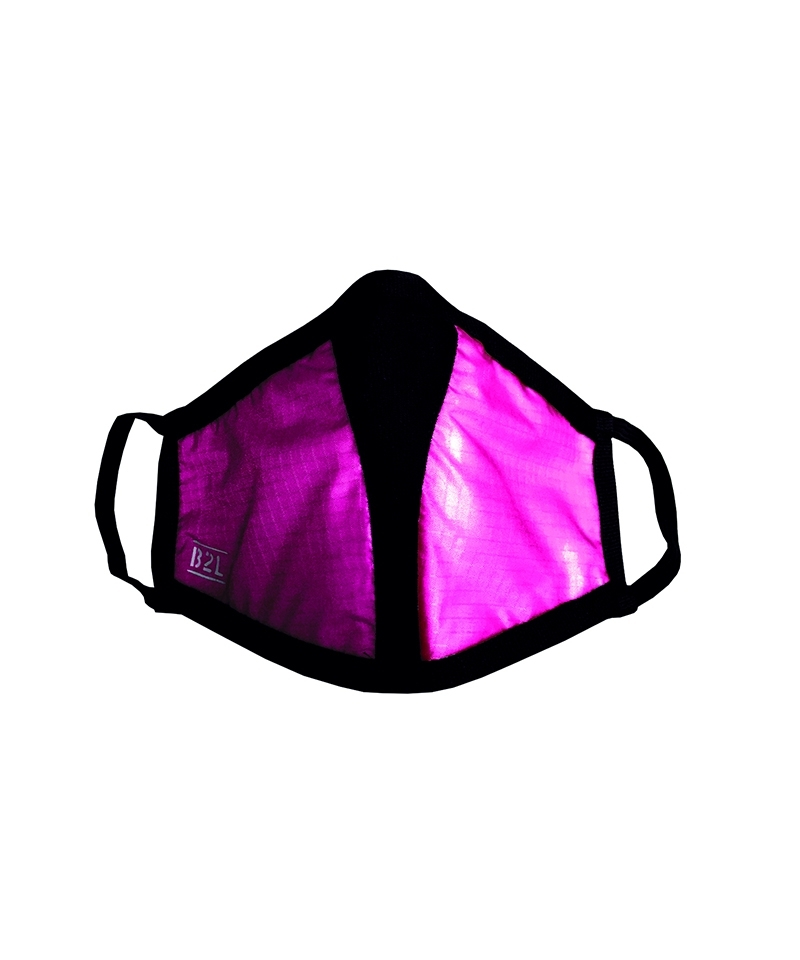 Mund-/Nasen-Bedeckung - pink/schwarz Mund-/Nasen-Bedeckung - pink/schwarz