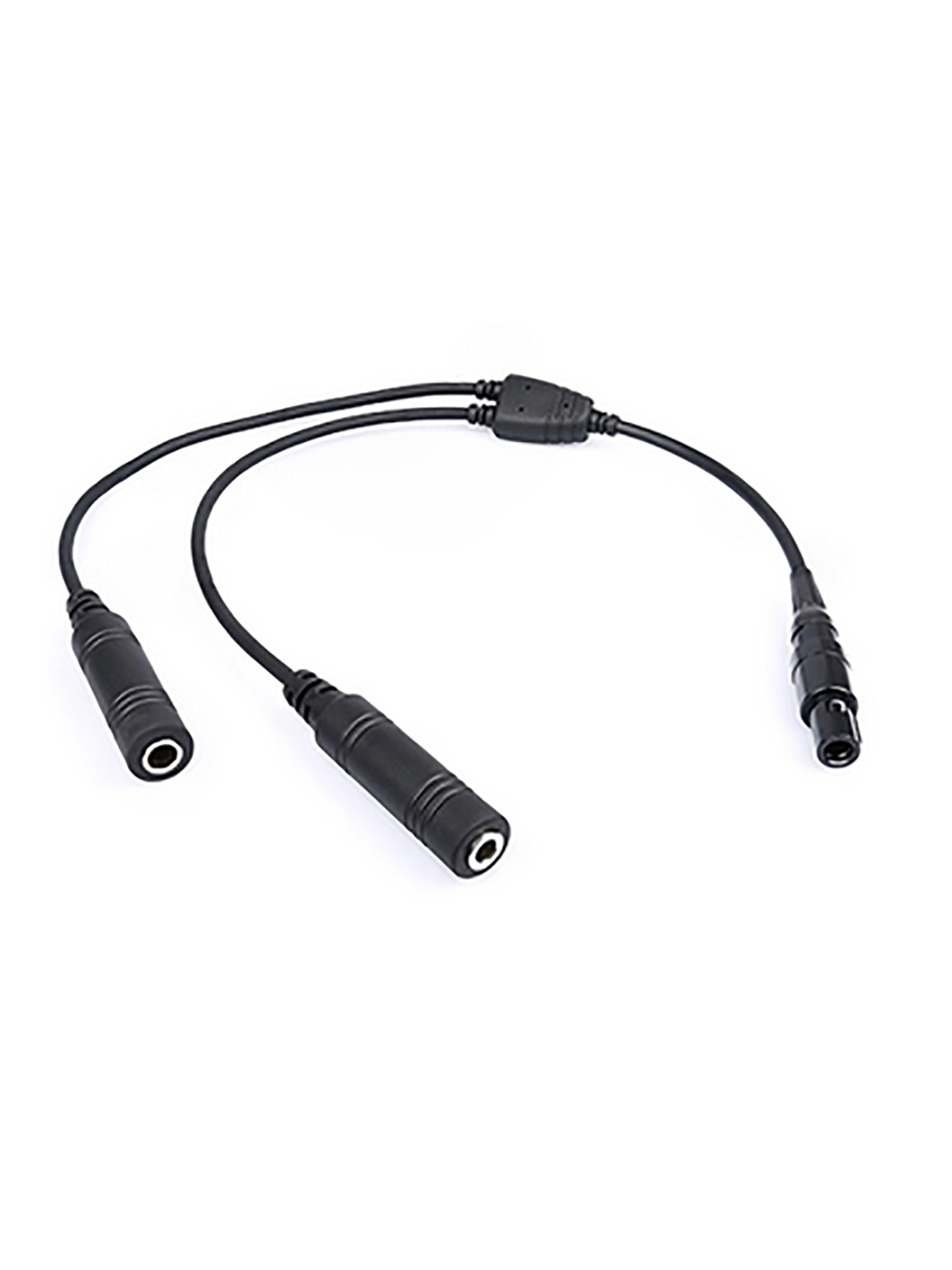 Headset Adaptor Cable - Twin Plugs (GA, female) to 6-Pin LEMO (male)