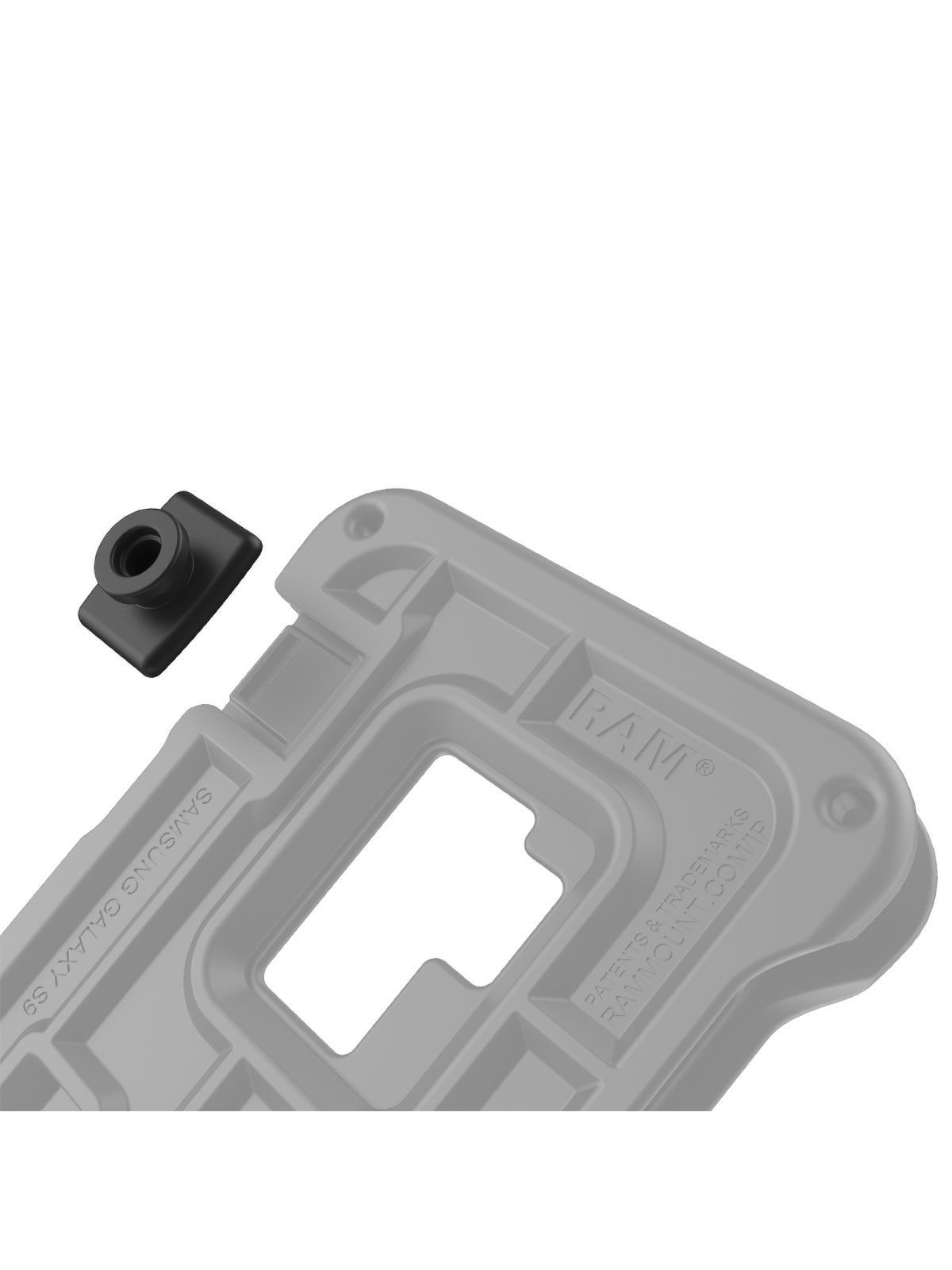 RAM® Belt Clip Holder & Button Adapter for IntelliSkin® HD™