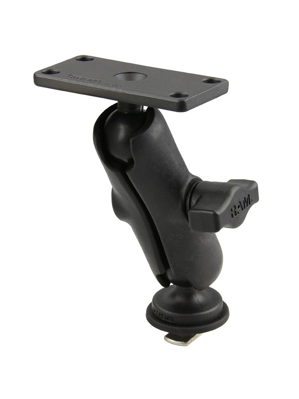 UNPK RAM 1.5" X 3" MNT W/ TRACK BASE