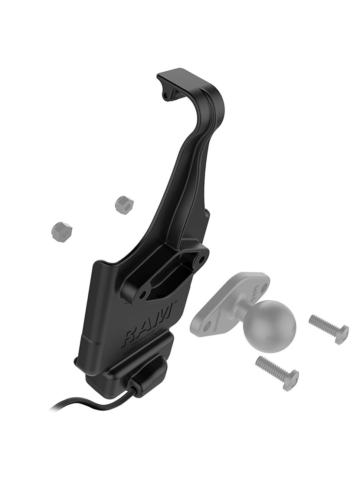 RAM Mounts EZ-Roll'r Form-Fit Holder for Samsung Galaxy XCover Pro - Without Case - USB-A Connector