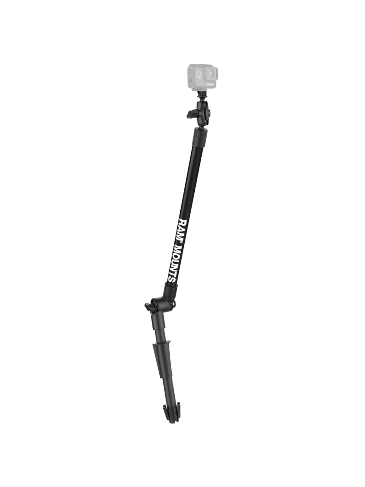 RAM 12" 18" LNG PRESS-N-LOCK W/ GOPRO