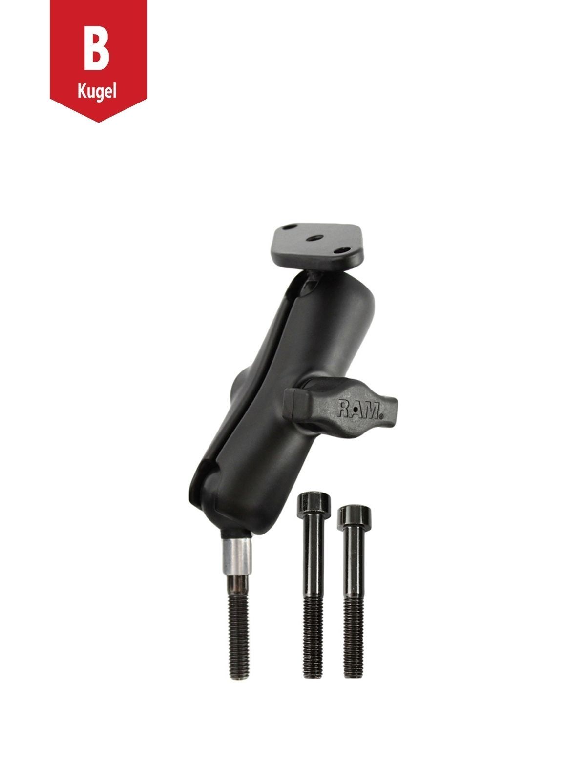 UNPKD RAM MT M8 HANDLEBAR BASE W DIAMOND