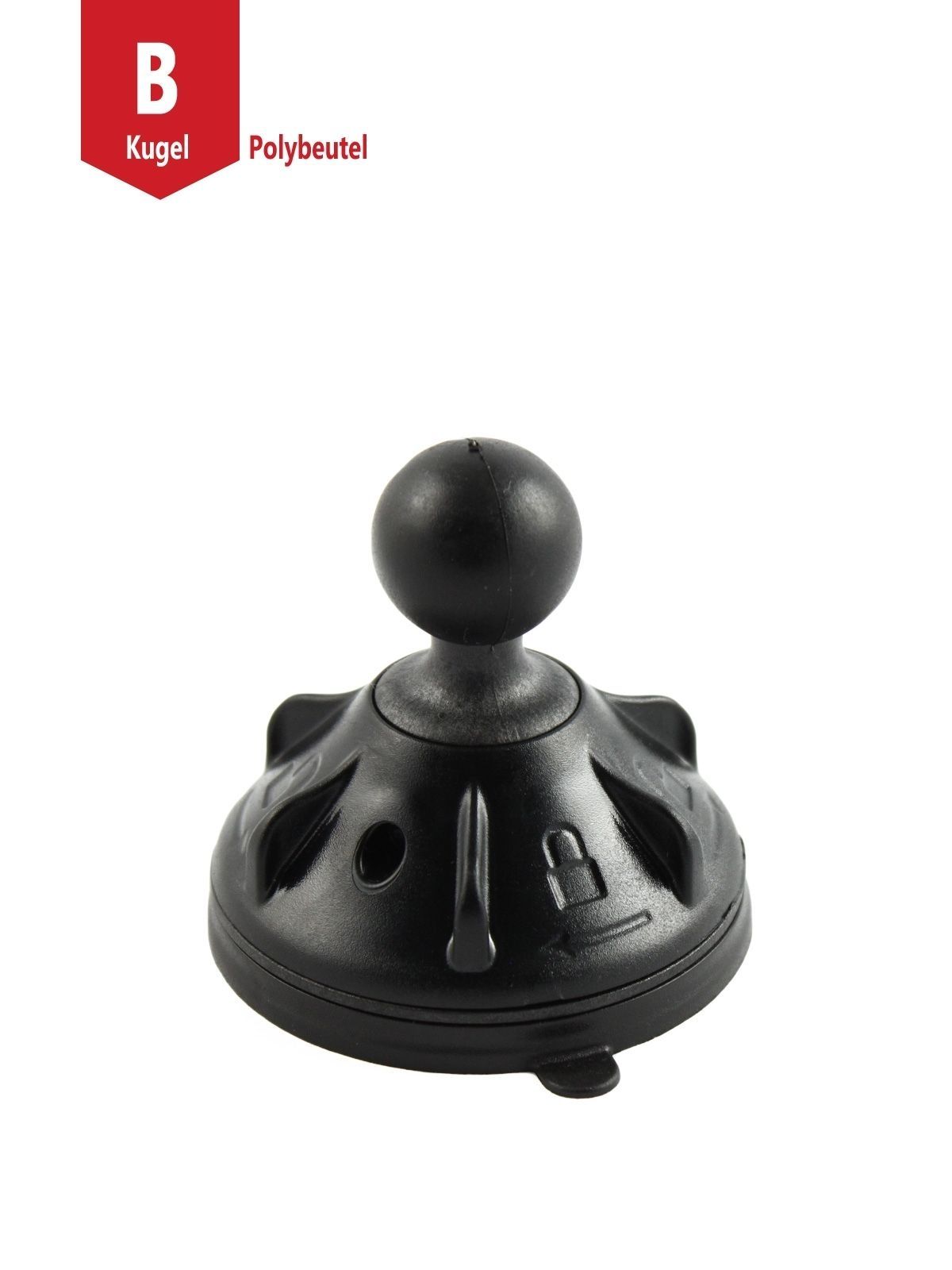RAM 2.75" DIA. SUCT CUP W 1" PLAS BALL