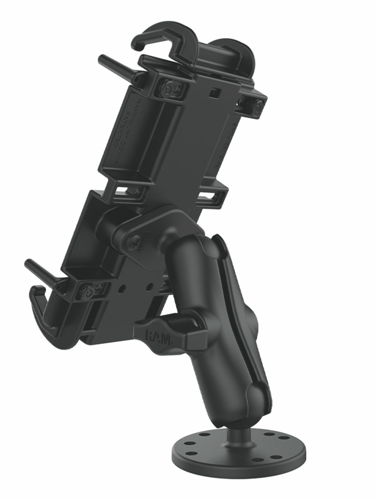 RAM® Quick-Grip™ XL Spring-Loaded Phone Mount with Drill-Down Base