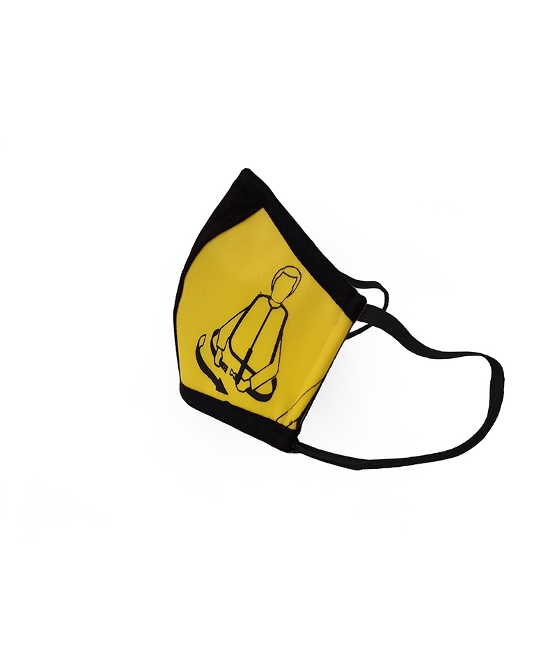 Travel Safe Mask - yellow/black