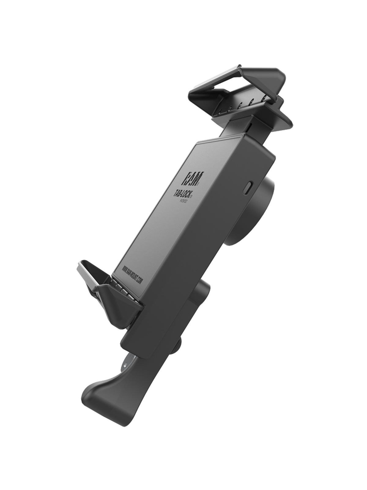 RAM Mounts Tab-Lock (lockable) Universal Holder for Tablets up to 7"-8" (with Cases) - AMPS - Screw-Set