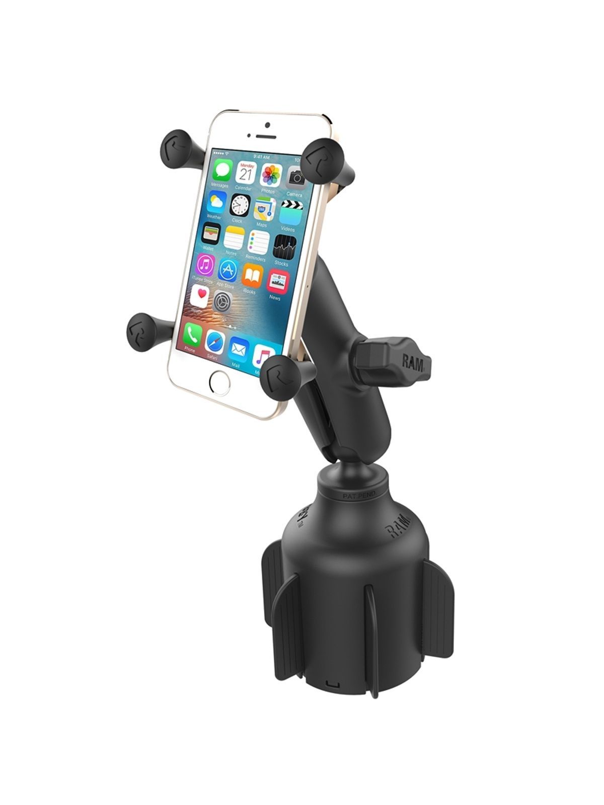 RAM STUBBY DRINK CUP BASE W/ X-GRIP