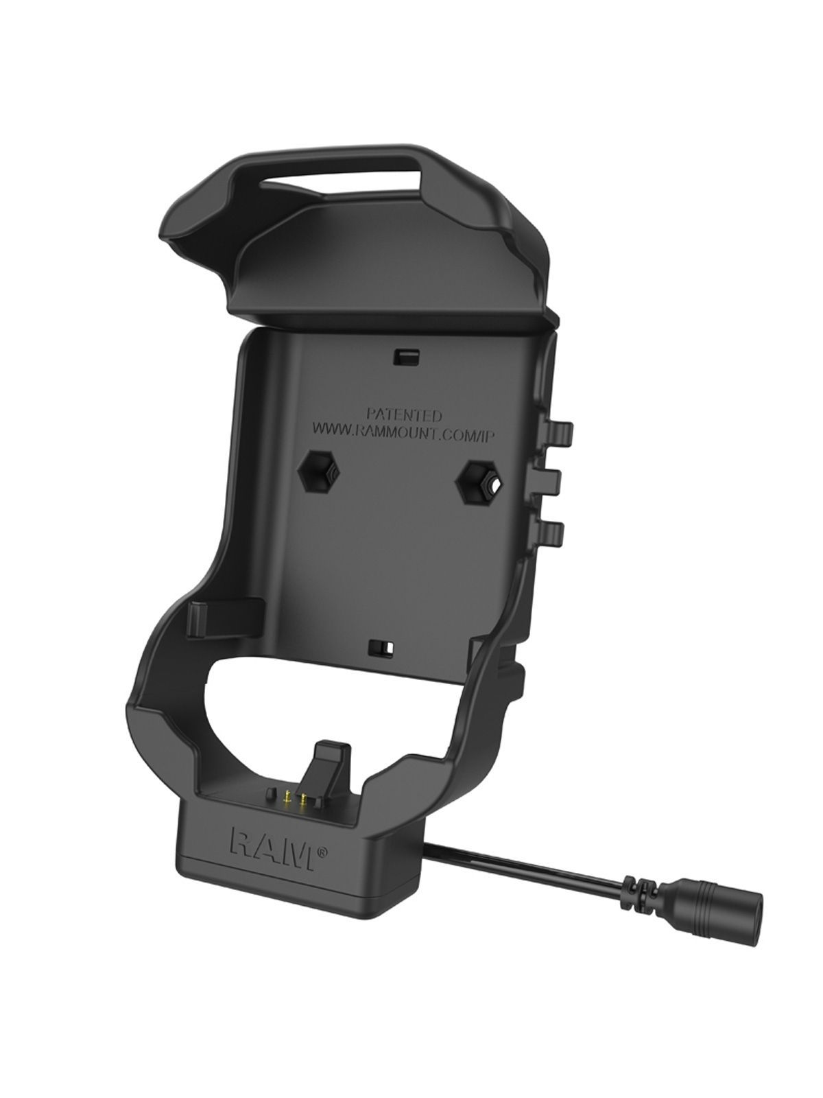 RAM Mounts Form-Fit Holder for Zebra TC70, TC72, TC75 & TC77 - 5.5mm DC Power Supply