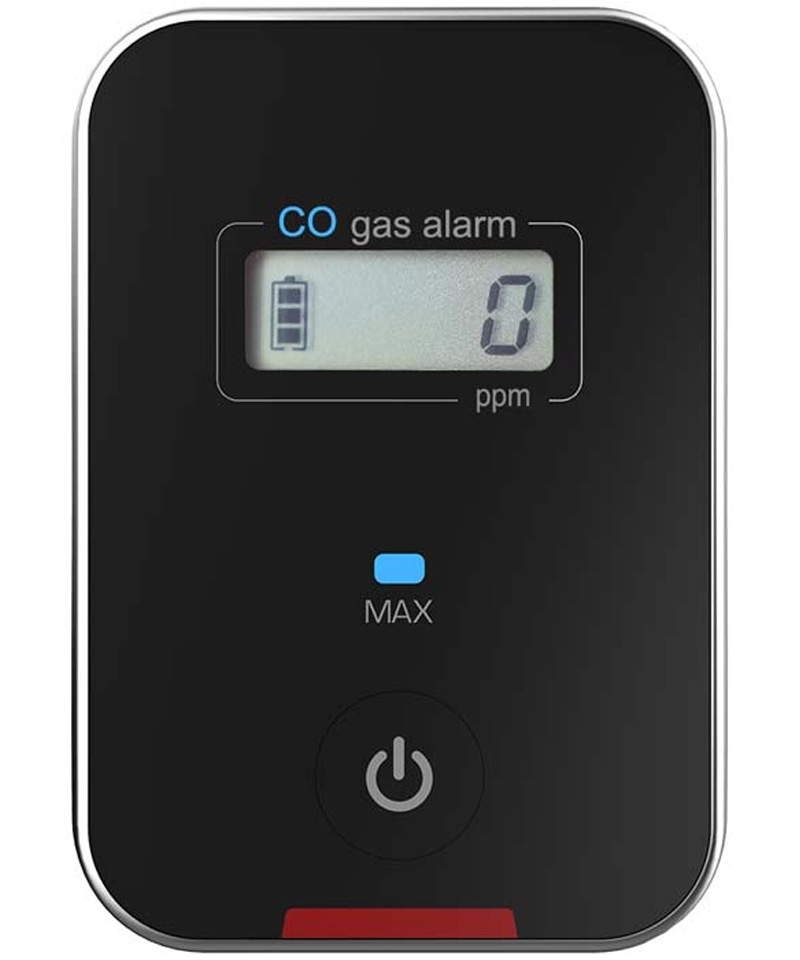 Kohlenmonoxyd-Warngerät - LCD-Anzeige, Alarmfunktion, wechselbare Batterien