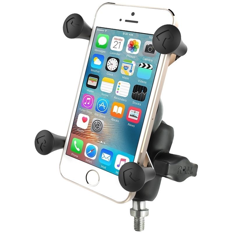 RAM MOUNTS Motorcycle Mount for Smartphones, 3/8"-16 threaded post base - RAP-B-236-A-UN7U