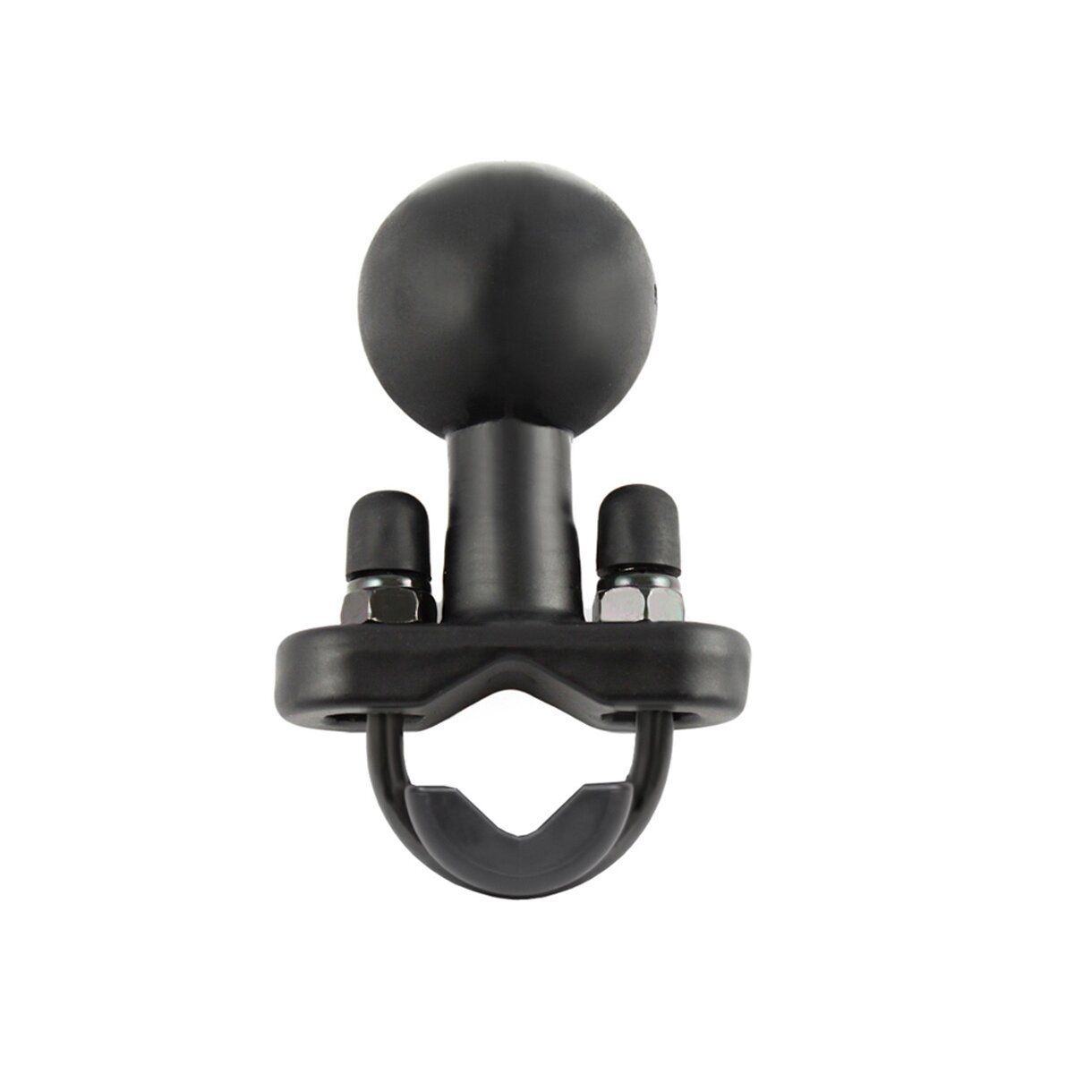 RAM® Handlebar U-Bolt Double Ball Mount with Round Plate