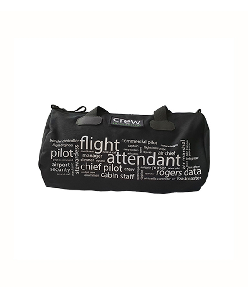 Rogers Data Sporttasche Air Crew - Canvas, schwarz