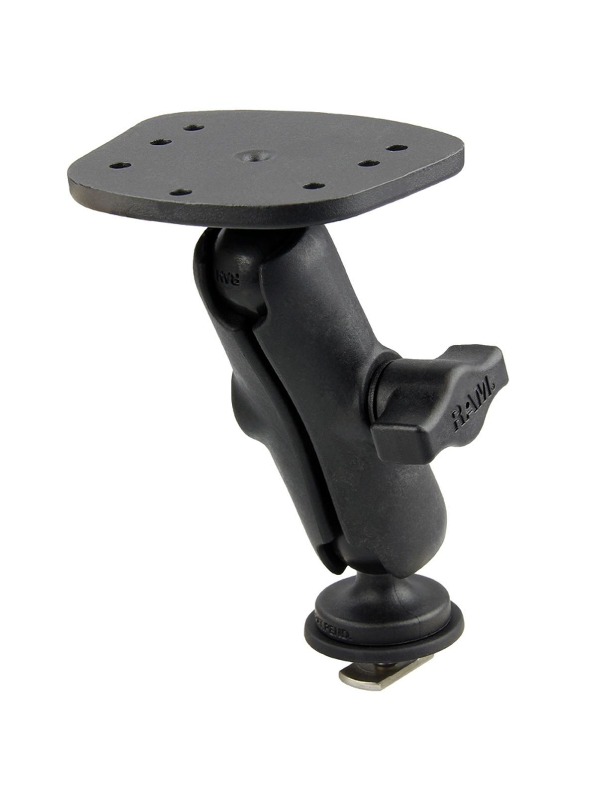 UNPK RAM HUMMINBIRD PIRANHA MNT W/ TRACK