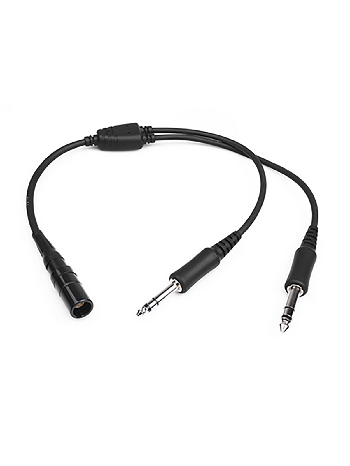 Headset Adaptor Cable - 6-Pin LEMO (female) to Twin Plugs (GA, male)