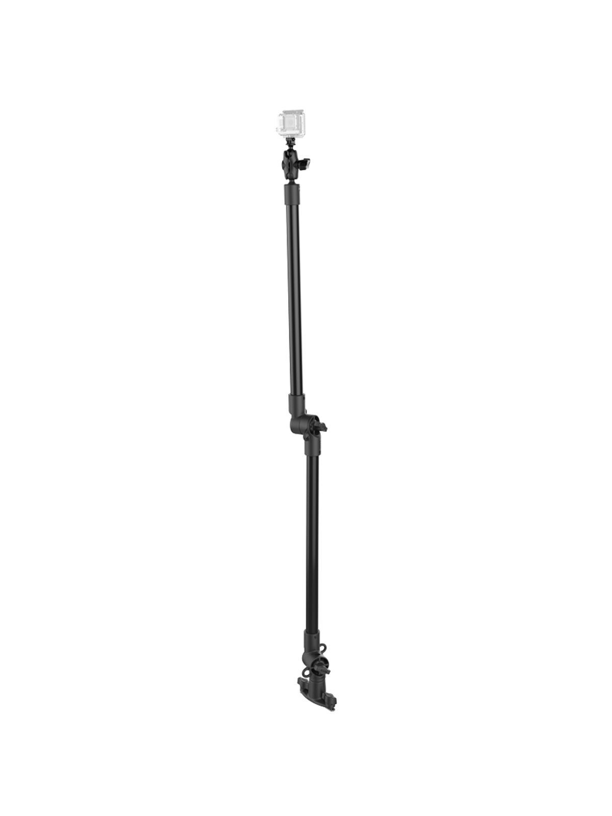 RAM® Tough-Pole™ 48" Action Camera Mount with Double Pipe & Track Base
