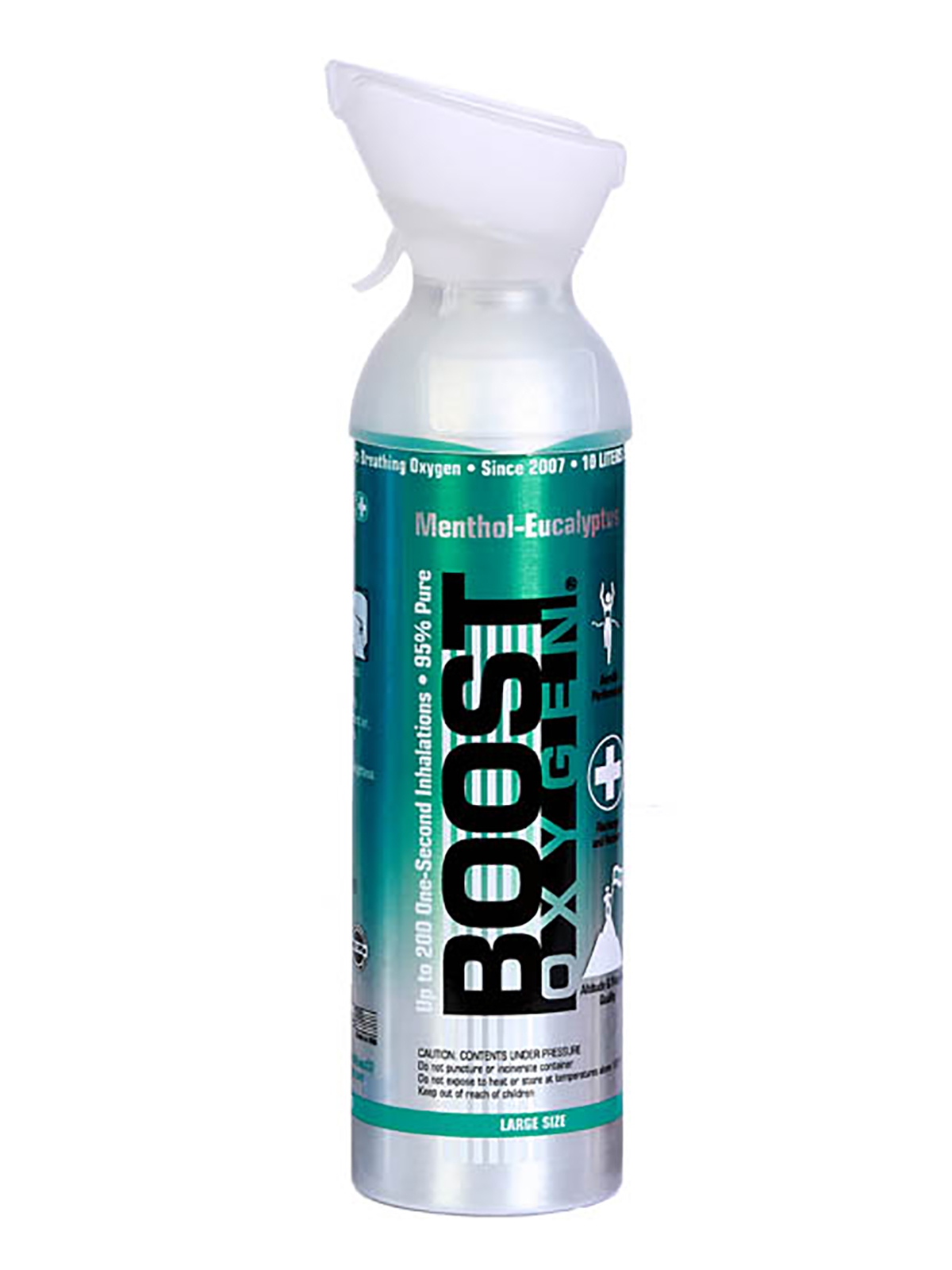 Boost Oxygen Eucalyptus - 95% pure oxygen with taste, 9 liters can