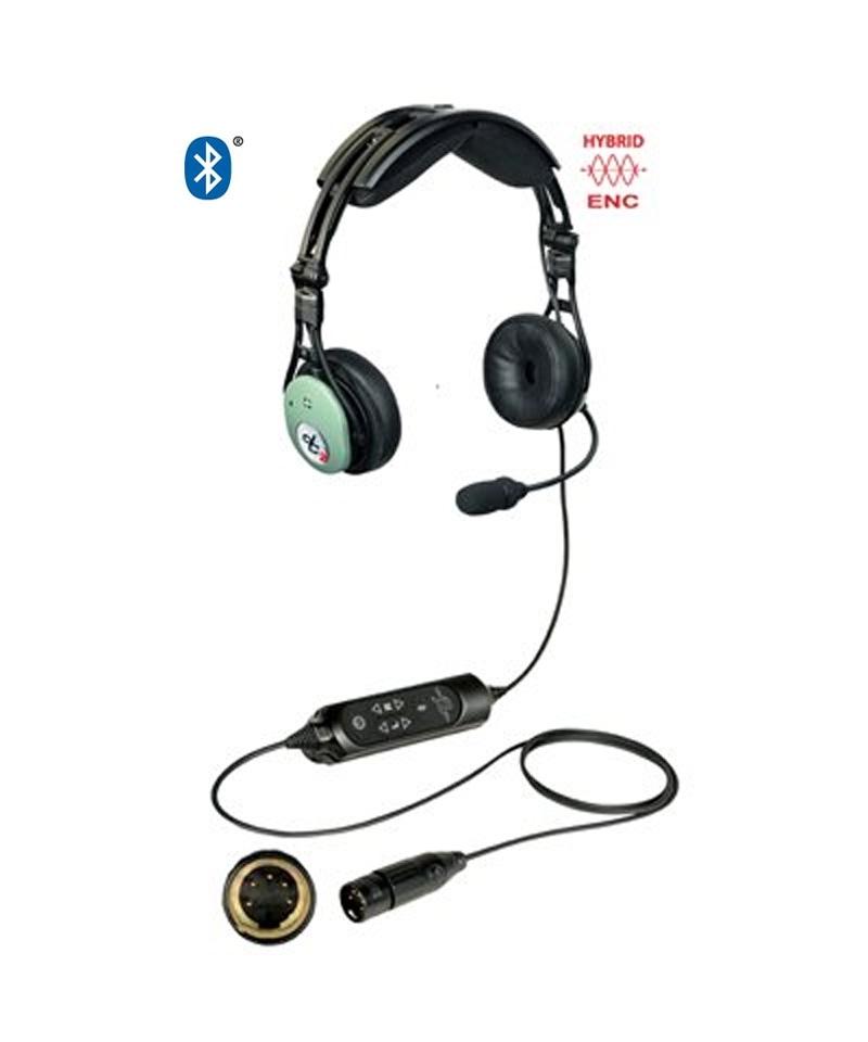 David Clark PRO-X2 Hybrid ENC Headset - aktiv, XLR-5-Stecker (5-Pin), Bluetooth (Modell 43105G-04)