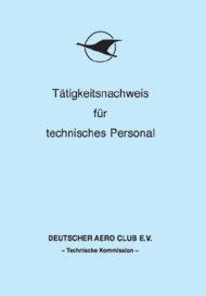 Tätigkeitsnachweis für technisches Personal